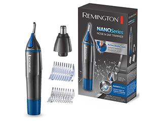 Remington Rifinitore Multiuso - Taglia Peli Naso e Orecchie, Rifinitore per Sopracciglia - Inclusi 2 Pettini di Fissaggio + Accessorio di Taglio Rotante, Pulizia Facile e Veloce, NE3850