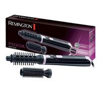 Remington Spazzola ad Aria, Styler ad Aria Calda, 2 accessori, Spazzola setole 25 mm e setole 19 mm, Capelli Ricci, Voluminosi, 400 Watt, Style & Curl AS404