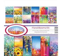 Reminisce Collection Kit 12"X12"-Floral Blooms -FLB-200