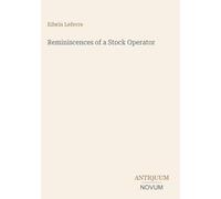 Reminiscences of a Stock Operator