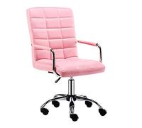 remium Sedia da scrivania direzionale in pelle Sedia da ufficio ergonomica con braccioli regolabili Funzione reclinabile e girevole a 360° Comoda sedia da lavoro per ufficio domestico Sedia in pelle