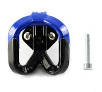 RemixAst Gancio anteriore per moto realizzato in lega di alluminio, configurazione perforata, stoccaggio multifunzionale con molla di chiusura automatica sicura per evitare la perdita di oggetti