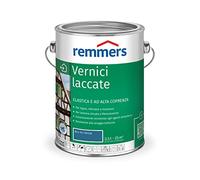 Remmers Vernice coprente blu di frisia, 2,5 litri, smalto a base d'acqua per interno ed esterno, pittura protettiva dagli agenti atmosferici per legno, sottofondi minerali e molti altri tipi di supporto