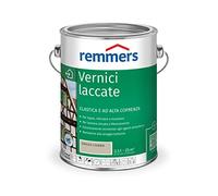 Remmers Vernice coprente grigio chiaro, 2,5 litri, smalto a base d'acqua per interno ed esterno, pittura protettiva dagli agenti atmosferici per legno, sottofondi minerali e molti altri tipi di supporto