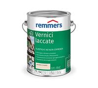 Remmers Vernice coprente avorio chiaro (RAL 1015), 2,5 litri, smalto a base d'acqua per interno ed esterno, pittura protettiva dagli agenti atmosferici per legno, sottofondi minerali e molti altri tipi di supporto