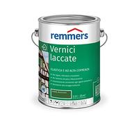 Remmers Vernice coprente verde muschio, 2,5 litri, smalto a base d'acqua per interno ed esterno, pittura protettiva dagli agenti atmosferici per legno, sottofondi minerali e molti altri tipi di supporto