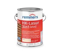 Remmers HK-Lasur 3 in 1 [plus] bianco opaco, 2,5 litri, vernice protettiva per legno di alta qualità, 3 in 1, ad asciugatura rapida, durevole