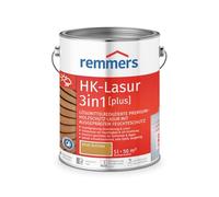 Remmers HK-Lasur 3 in 1 [plus] rovere rustico opaco, 5 litri, vernice per legno, vernice esterna per legno, 3 protezioni per legno con impregnazione + primer + smalto