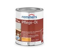 Remmers Olio curativo larice, 0,75 litri, olio a decorativo base di solvente legno all'interno e all'esterno, idrorepellente, tonalità di colore brillanti, adatto per mobili da giardino e terrazze in legno