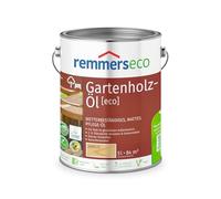 Remmers Olio universale eco, 5 litri, olio sostenibile a base d'acqua per legno in giardino all'esterno e all'interno, ideale per mobili da giardino e terrazze in legno, ecologico