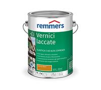 Remmers Vernice coprente giallo mais, 2,5 litri, smalto a base d'acqua per interno ed esterno, pittura protettiva dagli agenti atmosferici per legno, sottofondi minerali e molti altri tipi di supporto
