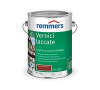Remmers Vernice coprente marrone rossiccio, 2,5 litri, smalto a base d'acqua per interno ed esterno, pittura protettiva dagli agenti atmosferici per legno, sottofondi minerali e molti altri tipi di supporto