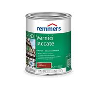 Remmers Vernice coprente rosso scandinavo, 0,75 litri, smalto a base d'acqua per interno ed esterno, pittura protettiva dagli agenti atmosferici per legno, sottofondi minerali e molti altri tipi di supporto