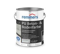 Remmers Vernice per pavimenti e cemento PU grigio luce, 5 litri, colore cemento e pavimento, per pannelli in fibra di cemento/massetto/cemento, resilienti e resistenti agli agenti chimici