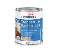 Remmers Vernice per scale e parquet incolore satinato opaco, 0,75 litri, sigillante a base d'acqua per legno e parquet all'interno, vernice sigillante a pennello, resistente all'abrasione e al graffio