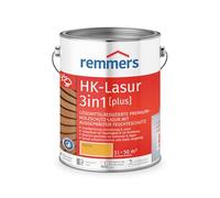 Remmers Vernice trasparente Acqua HK 3in1 pino, 5 litri, vernice per legno, per recinzioni, copertura per auto, casette da giardino, impregnante + fondo + finitura in uno