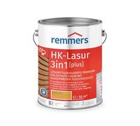 Remmers Vernice trasparente Acqua HK 3in1 rovere chiaro, 5 litri, vernice per legno, per recinzioni, copertura per auto, casette da giardino, impregnante + fondo + finitura in uno
