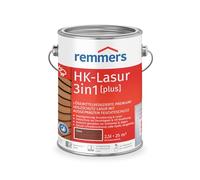 Remmers Vernice trasparente Acqua HK 3in1 teak, 2,5 litri, vernice per legno, per recinzioni, copertura per auto, casette da giardino, impregnante + fondo + finitura in uno