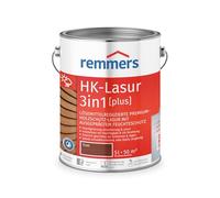 Remmers Vernice trasparente Acqua HK 3in1 teak, 5 litri, vernice per legno, per recinzioni, copertura per auto, casette da giardino, impregnante + fondo + finitura in uno