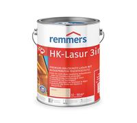 Remmers Vernice trasparente HK bianco, 5 litri, vernice trasparente decorativa premium per esterni, tripla protezione del legno con impregnante + fondo + finitura, protezione del legno da umidità e raggi