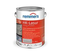 Remmers Vernice trasparente HK Grey Protect grigio platino, 5 litri, vernice trasparente premium per esterni, ingrigimento con tonalità di grigio naturali, tripla protezione del legno da umidità raggi UV in un solo prodotto