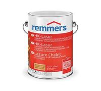 Remmers Vernice trasparente HK hemlock, 5 litri, vernice trasparente decorativa premium per esterni, tripla protezione del legno con impregnante + fondo + finitura, protezione del legno da umidità e raggi