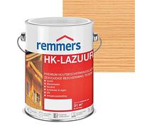 Remmers Vernice trasparente HK incolore, 0,75 litri, vernice trasparente decorativa premium per esterni, tripla protezione del legno con impregnante + fondo + finitura, protezione del legno da umidità e raggi