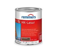 Remmers Vernice trasparente HK palissandro, 0,75 litri, vernice trasparente decorativa premium per esterni, tripla protezione del legno con impregnante + fondo + finitura, protezione del legno da umidità e raggi