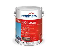 Remmers Vernice trasparente HK palissandro, 5 litri, vernice trasparente decorativa premium per esterni, tripla protezione del legno con impregnante + fondo + finitura, protezione del legno da umidità e raggi