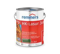 Remmers Vernice trasparente HK verde abete, 5 litri, vernice trasparente decorativa premium per esterni, tripla protezione del legno con impregnante + fondo + finitura, protezione del legno da umidità e raggi