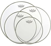 Remo Ambassador 4-pc Tom confezione - 25,4 cm/30,5 cm/35,6 cm/40,6 cm - trasparente