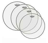 REMO AMBASSADOR CLEAR SET PELLI 12" 13" 14" 16" PELLE BATTERIA ACUSTICA