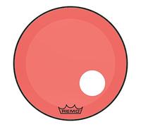 Remo Colortone Powerstroke 3 P3-1322-CT-RDOH - Pelle per grancassa, 22", colore: Rosso