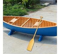 Remo da barca in legno con pagaia, ideale per casa, ufficio, piscina,