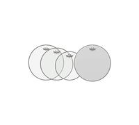Emperor Clear - Pelli per batteria da 10/12/14", colore: Trasparente