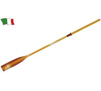 REMO IN LEGNO CON PALA CURVA - Lunghezza cm 220 - Ø mm 37 - Ø manicotto mm 44
