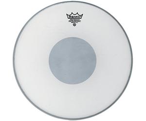 Remo peau de batterie CS Emperor blanche sablée - Black Dot sur la face inférieure - 13" - BE-0113-10