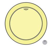 Remo Colortone Powerstroke 3 P3-1322-CT-YE - Pelle per batteria, 22", colore: Giallo