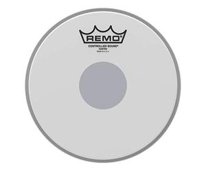Remo Pelle per batteria CS Ambassador Bianca sabbiata con Black Dot sul lato inferiore 8" - CS-0108-10