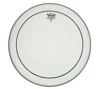Remo Pinstripe - Pelle per batteria con rivestimento gessato, 18", colore: Bianco