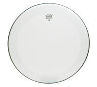 Remo Powerstroke 3, pelle per grancassa, liscia, bianca e senza striature, 22”