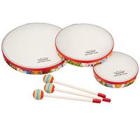 Remo RH3100-00 - Set di 3 tamburi multicolore Rhythm Club, diametro 6/8/25,4 cm