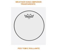 Remo Weather King Emperor Clear Pelle Battente Trasparente 10" Be-0310-00