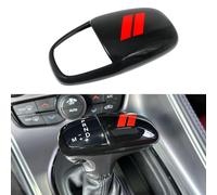 REMOCH Copertura per pomello del cambio per Dodge Charger Challenger accessori 2015-2023 2024 Durango 2016-2025 ABS interno guscio protettivo decorativo (finiture rosse)