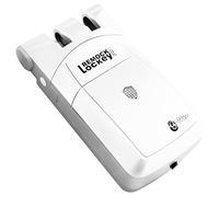 Remock PRO Serratura invisibile di colore Bianco con Doppio motore e 4 telecomandi. Antifurto.