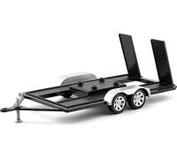 Remolque de Dos Ejes para coches a Escala 1:18 Motor Max 76009
