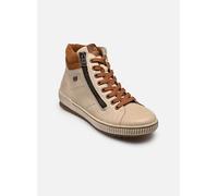 Remonte Sneaker da donna mid D0772, Beige Kombi 62, 37 EU