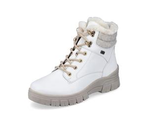 Remonte D0e71, Stivali da Neve Donna, Bianco Sabbia Bianco Bianco 80, 44 EU