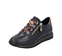 Remonte D0h11, Sneaker Low Donna, Nero, 42 EU