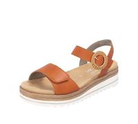 Remonte D0q52, Sandali con Zeppa Donna, Colore: Arancione, 45 EU
